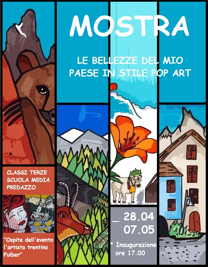 Mostra finale “Le bellezze del mio paese in stile Pop Art”